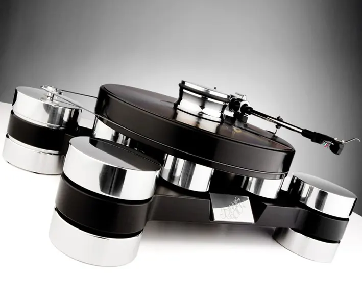 Transrotor DARK STAR SILVER SHADOW - gramofon hi end.