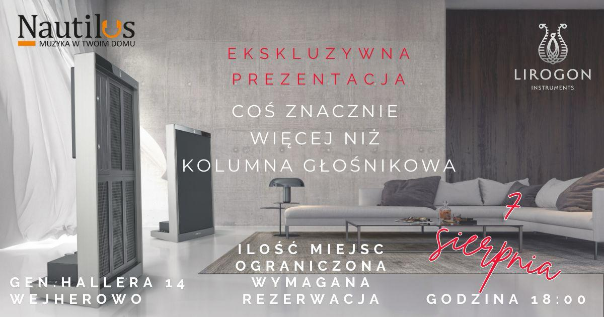 Koncert jazzowy Polish-American Super Trio, 19 lipca o godzinie 20:00, Pałac Przebendowskich w Wejherowie. Adam Czerwiński – perkusja, Darek Oles – kontrabas, Marcin Wądołowski – gitary. Bilety 70 zł od osoby.